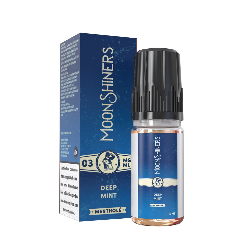 [004612-8599] Deep Mint 10ml - Moonshiners (3mg/ml)