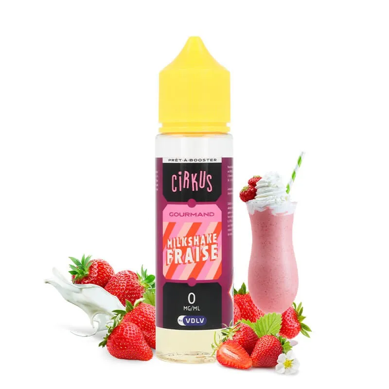 Milkshake Fraise 50ml - CIRKUS