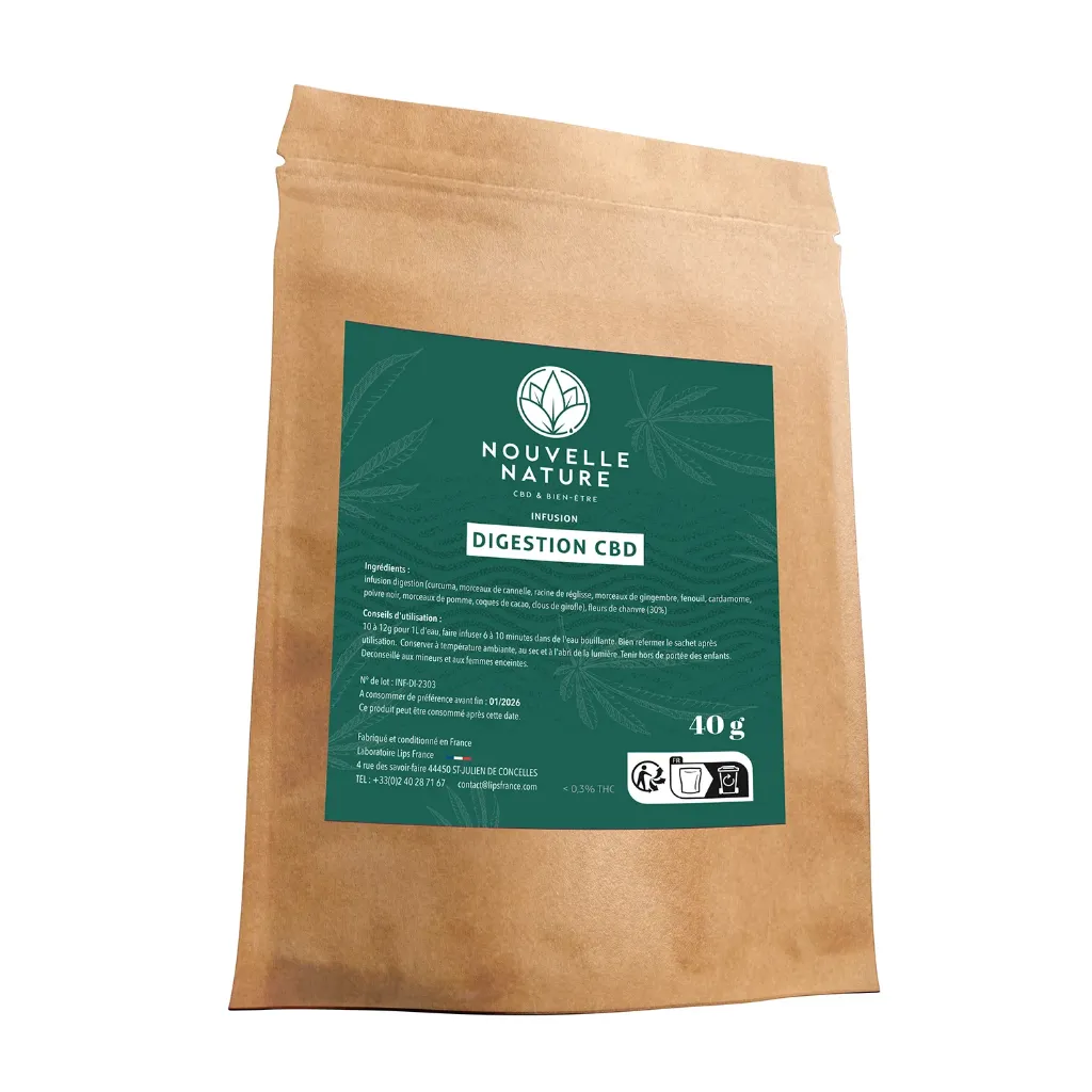 Infusion CBD Digestion 40g - Nouvelle Nature